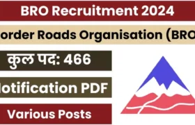 BRO Recruitment 2024 Notification Out for 466 Vacancies, Apply from August 10